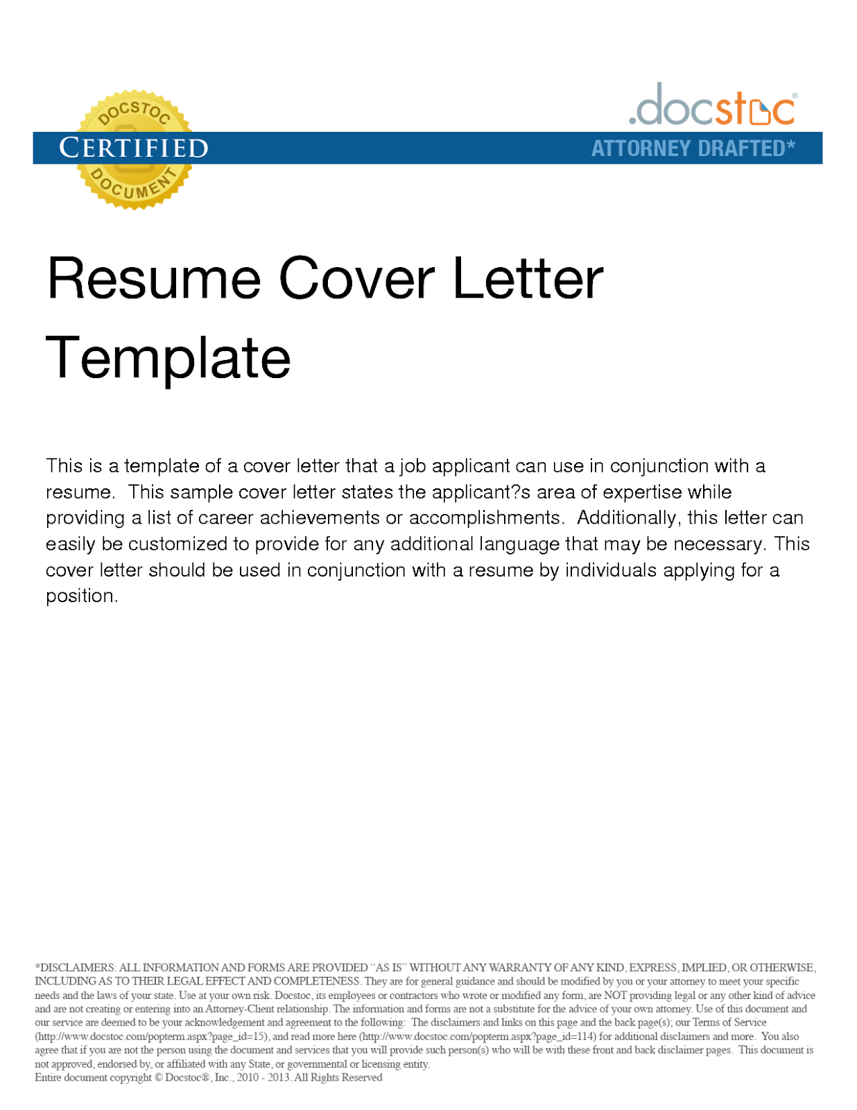 Sample email sending resume and cover letter